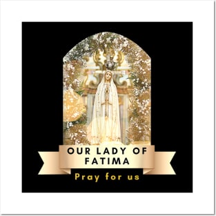 Our Lady of Fatima Rosary Prayer Holy Blessed Mary Catholic Posters and Art